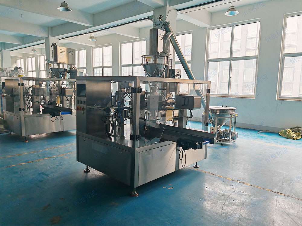 全自動(dòng)給袋式粉末包裝機(jī) 全自動(dòng)給袋式粉末包裝機(jī)